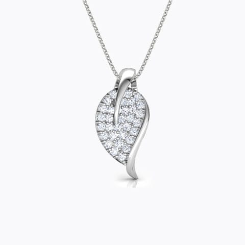 Sugar Maple Diamond Pendant Diamond Pendants 18 Karat White Gold Sugar Maple Diamond Pendant