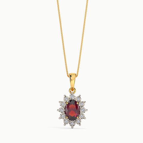 Royal Gemstone Pendant Diamond,Gemstone Pendants 18 Karat Yellow Gold Royal Gemstone Pendant