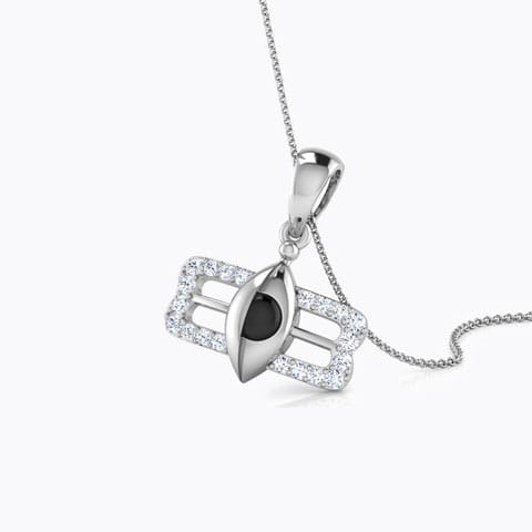 Lord Shiva Third Eye Diamond Pendant Diamond Pendants 18 Karat White Gold Lord Shiva Third Eye Diamond Pendant