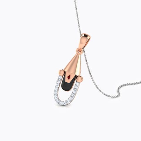 God Balaji Diamond Pendant Diamond Pendants 18 Karat Rose Gold God Balaji Diamond Pendant