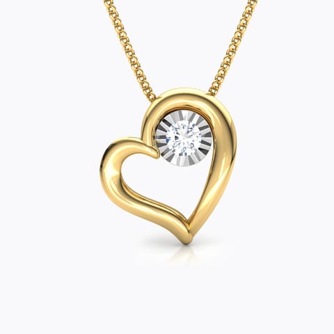 In Love Miracle Plate Diamond Pendant Diamond Pendants 18 Karat Yellow Gold In Love Miracle Plate Diamond Pendant