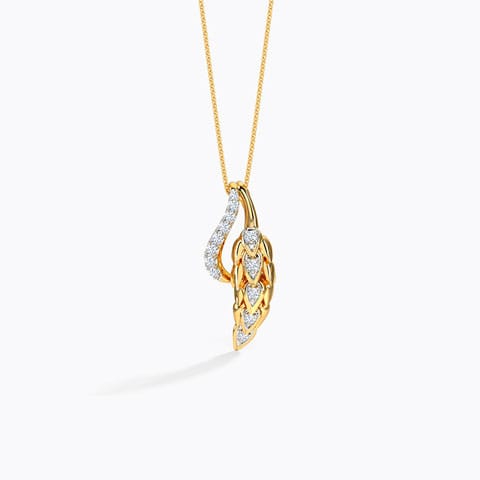 Golden Hour Diamond Pendant Diamond Pendants 18 Karat Yellow Gold Golden Hour Diamond Pendant