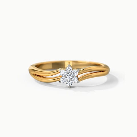 Eternal Sunshine Diamond Ring Diamond Rings 18 Karat Yellow Gold Eternal Sunshine Diamond Ring