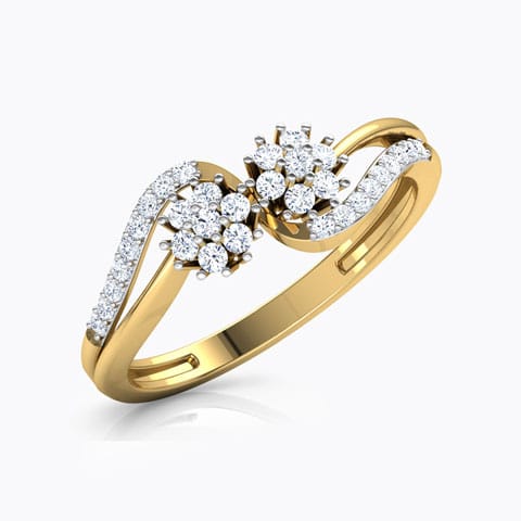Cladis Soulmate Diamond Ring Diamond Rings 18 Karat Yellow Gold Cladis Soulmate Diamond Ring