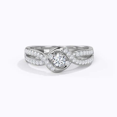 Supreme Diamond Ring Diamond Rings 18 Karat White Gold Supreme Diamond Ring