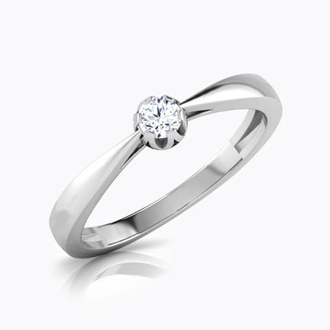 Ornate Glim Diamond Ring Diamond Rings 18 Karat White Gold Ornate Glim Diamond Ring