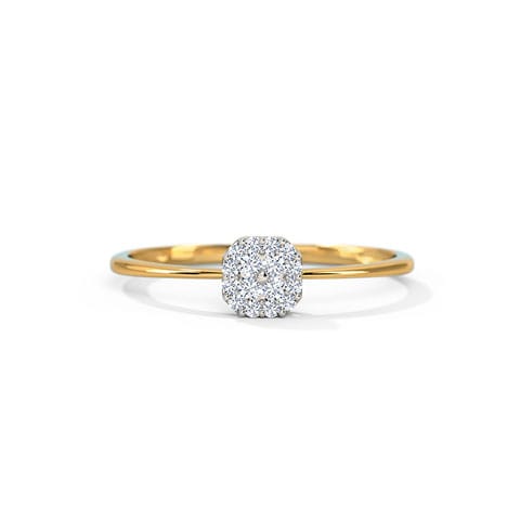 Emily Diamond Crush Ring Diamond Rings 18 Karat Yellow Gold Emily Diamond Crush Ring