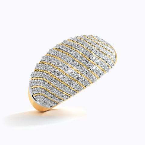 Paula Diamond Band Diamond Rings 18 Karat Yellow Gold Paula Diamond Band