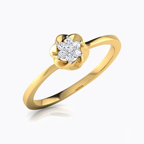 Kylie Interconnected Diamond Ring Diamond Rings 18 Karat Yellow Gold Kylie Interconnected Diamond Ring