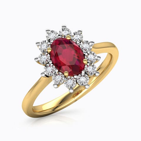 Azure Royal Gemstone Ring Diamond,Gemstone Rings 18 Karat Yellow Gold Azure Royal Gemstone Ring