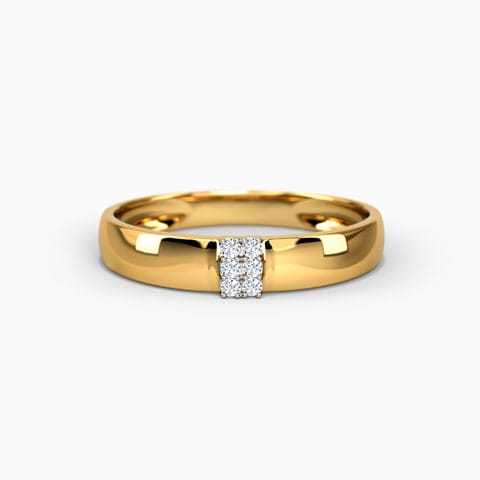 Matilda Diamond Band for Her Diamond Rings 18 Karat Yellow Gold Matilda Diamond Band for Her
