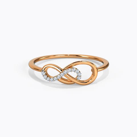 Cosmic Love Diamond Ring Diamond Rings 18 Karat Rose Gold Cosmic Love Diamond Ring