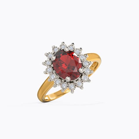 Sparkling Miracle Plate Diamond Ring Diamond,Gemstone Rings 18 Karat Yellow Gold Sparkling Miracle Plate Diamond Ring