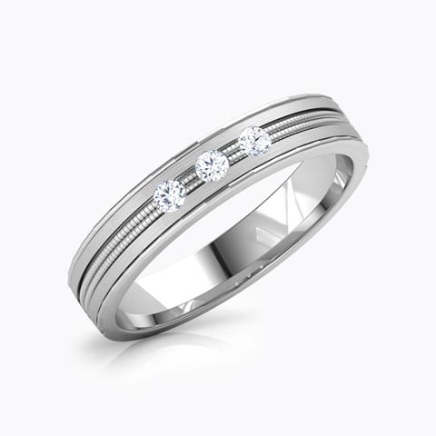 Marie Platinum Band for Her Platinum,Diamond Rings Platinum 950 Platinum Marie Platinum Band for Her