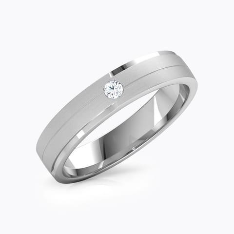 Hillary Platinum Band for Her Platinum,Diamond Rings Platinum 950 Platinum Hillary Platinum Band for Her