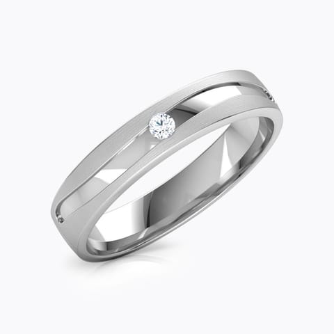 Georgia Platinum Band for Her Platinum,Diamond Rings Platinum 950 Platinum Georgia Platinum Band for Her