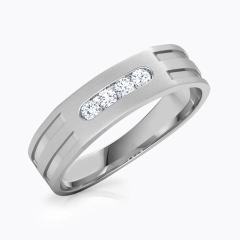 Thomas Platinum Band for Him Platinum,Diamond Rings Platinum 950 Platinum Thomas Platinum Band for Him