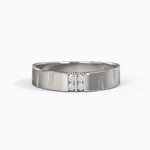 Austin Platinum Band for Him Platinum,Diamond Rings Platinum 950 Platinum Austin Platinum Band for Him