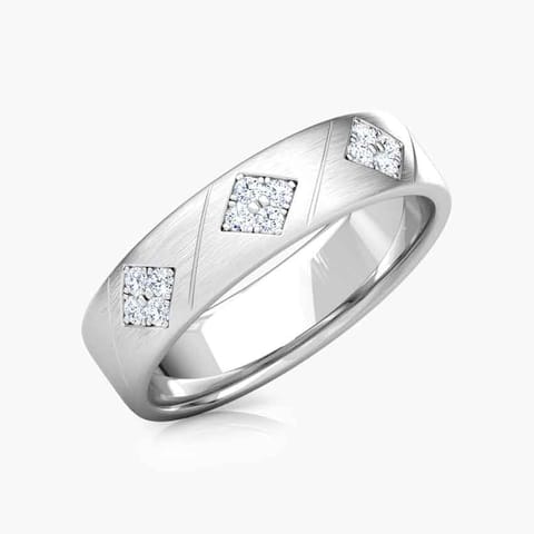 Clara Platinum Band for Her Platinum,Diamond Rings Platinum 950 Platinum Clara Platinum Band for Her