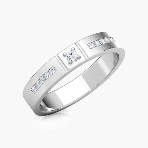 Theresa Platinum Band for Her Platinum,Diamond Rings Platinum 950 Platinum Theresa Platinum Band for Her