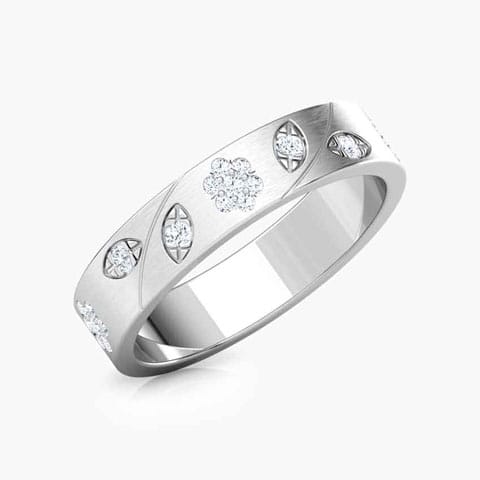 Misha Platinum Band for Her Platinum,Diamond Rings Platinum 950 Platinum Misha Platinum Band for Her