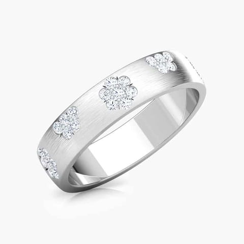 Natalie Platinum Band for Her Platinum,Diamond Rings Platinum 950 Platinum Natalie Platinum Band for Her
