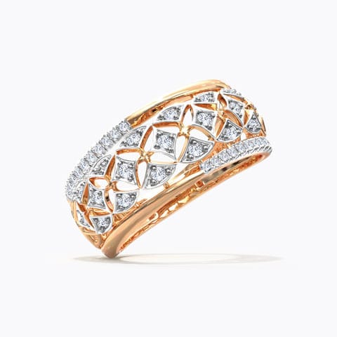 Olivia Ornate Diamond Ring Diamond Rings 18 Karat Rose Gold Olivia Ornate Diamond Ring