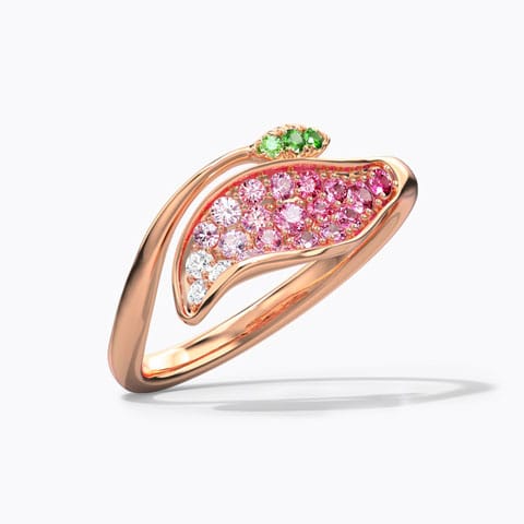 Suave Petite Diamond Ring Diamond,Gemstone Rings 18 Karat Rose Gold Suave Petite Diamond Ring