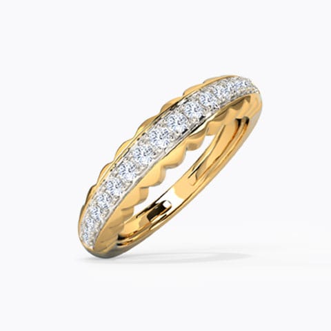 Journey Adjustable Diamond Ring Diamond Rings 14 Karat Yellow Gold Journey Adjustable Diamond Ring