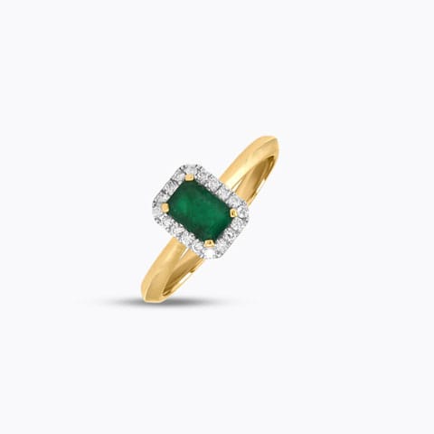 Blaise Gemstone Ring Diamond,Gemstone Rings 18 Karat Yellow Gold Blaise Gemstone Ring