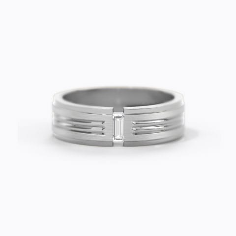 Otis Platinum Band for Men Platinum,Diamond Rings Platinum 950 Platinum Otis Platinum Band for Men