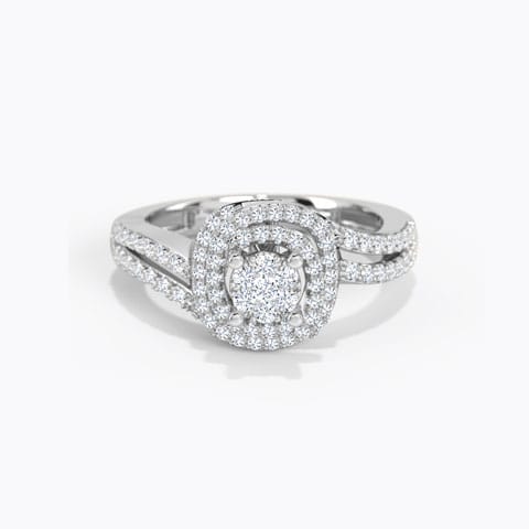 Nasia Diamond Ring Diamond Rings 18 Karat White Gold Nasia Diamond Ring