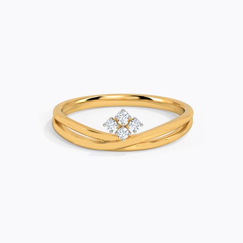 Sarah Diamond Ring Diamond Rings 14 Karat Yellow Gold Sarah Diamond Ring