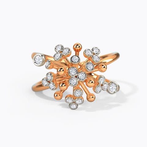 Ebba Diamond Ring Diamond Rings 14 Karat Rose Gold Ebba Diamond Ring