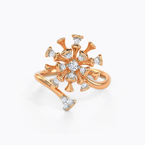 Eirlys Diamond Ring Diamond Rings 14 Karat Rose Gold Eirlys Diamond Ring