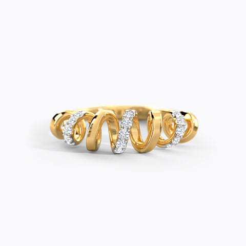 Dacy Diamond Ring Diamond Rings 14 Karat Yellow Gold Dacy Diamond Ring