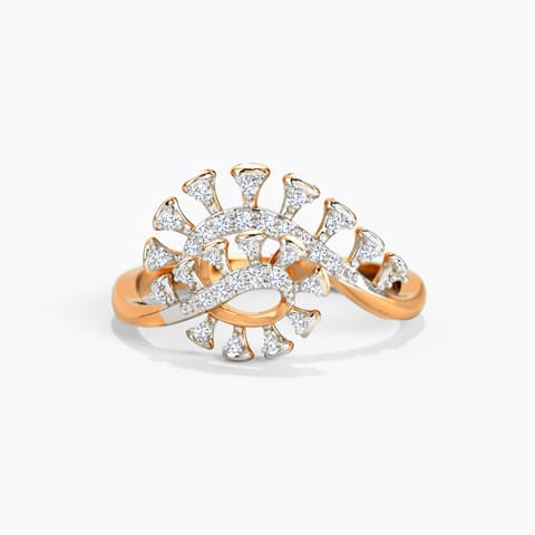 Eleyn Diamond Ring Diamond Rings 14 Karat Rose Gold Eleyn Diamond Ring