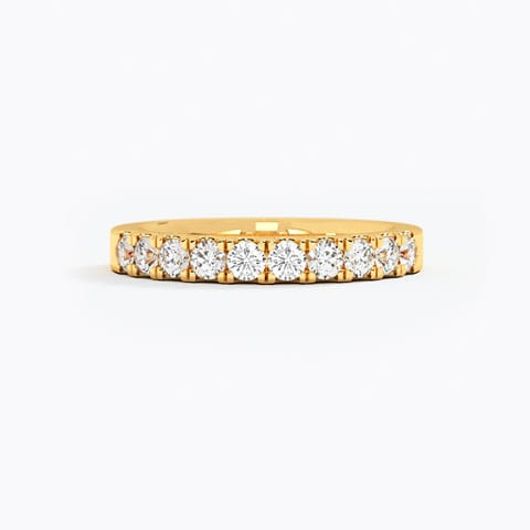 Ava Spectacular Diamond Band Diamond Rings 14 Karat Yellow Gold Ava Spectacular Diamond Band