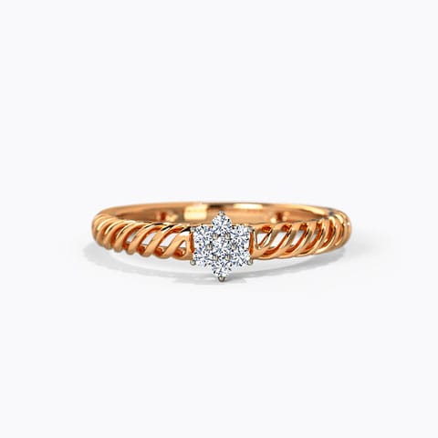 Bella Bloom Diamond Ring Diamond Rings 14 Karat Rose Gold Bella Bloom Diamond Ring