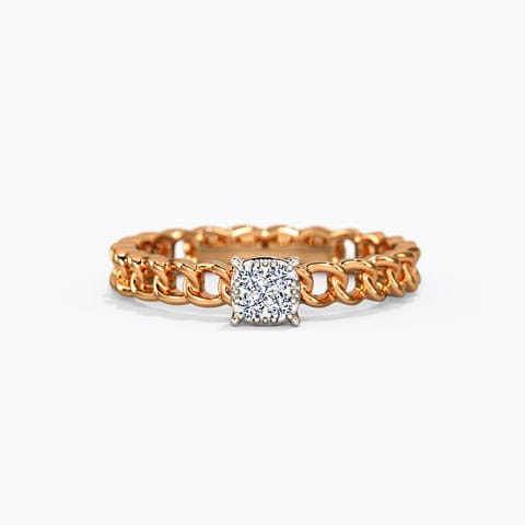 Trina Diamond Ring Diamond Rings 14 Karat Rose Gold Trina Diamond Ring