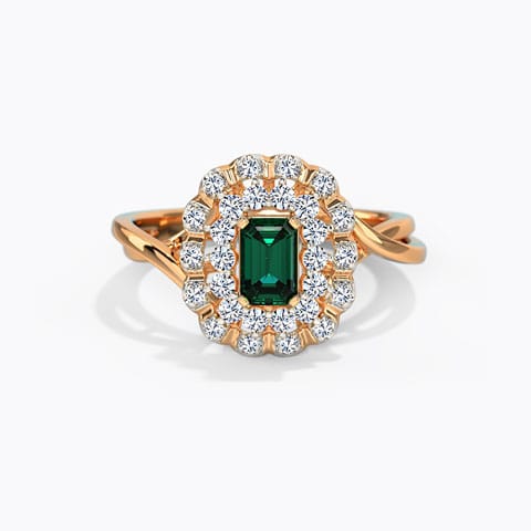 Tango Criss Cross Diamond Ring Diamond,Gemstone Rings 14 Karat Rose Gold Tango Criss Cross Diamond Ring