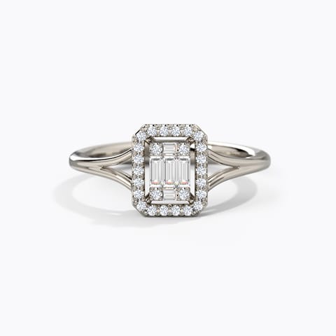 Eliza Glim Diamond Ring Diamond Rings 14 Karat White Gold Eliza Glim Diamond Ring