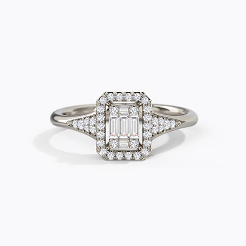 Charming Carol Diamond Ring Diamond Rings 14 Karat White Gold Charming Carol Diamond Ring