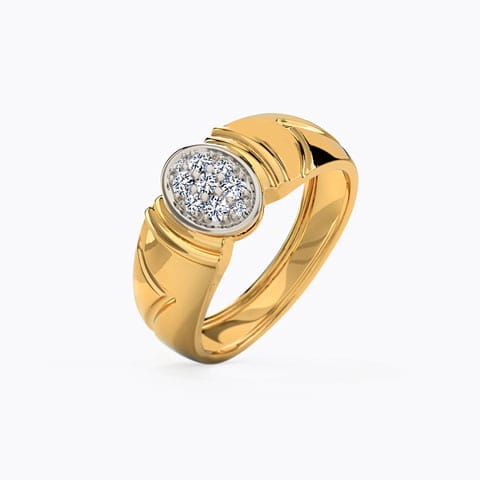 Rayn Diamond Ring For Men Diamond Rings 14 Karat Yellow Gold Rayn Diamond Ring For Men
