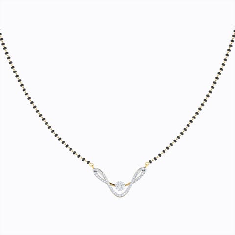 Sukanya Diamond Mangalsutra Diamond Mangalsutra 18 Karat Yellow Gold Sukanya Diamond Mangalsutra