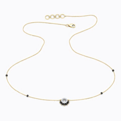 Aashika Diamond Mangalsutra Diamond Mangalsutra 18 Karat Yellow Gold Aashika Diamond Mangalsutra