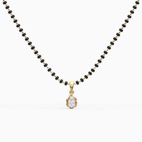 Prakriti Diamond Mangalsutra Diamond Mangalsutra 18 Karat Yellow Gold Prakriti Diamond Mangalsutra