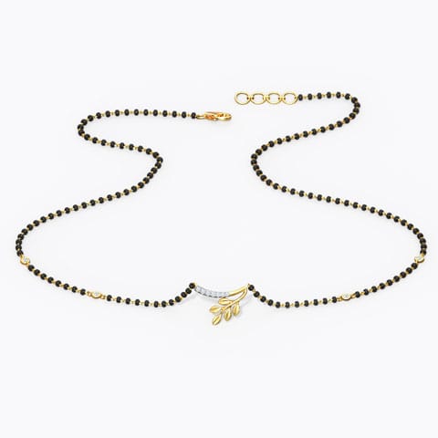 Arshi Diamond Mangalsutra Diamond Mangalsutra 18 Karat Yellow Gold Arshi Diamond Mangalsutra