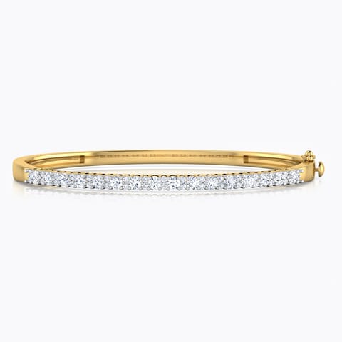 Lican Sleek Row Diamond Bracelet Diamond Bracelets 18 Karat Yellow Gold Lican Sleek Row Diamond Bracelet