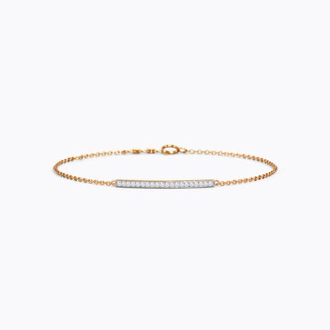 Maura Classic Diamond Bracelet Diamond Bracelets 18 Karat Rose Gold Maura Classic Diamond Bracelet